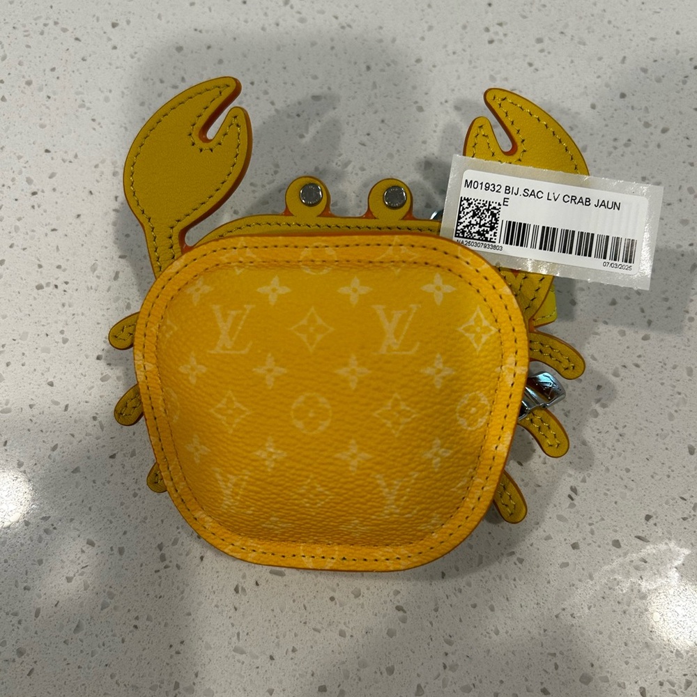Last day 10/18! Real Offers Welcome Louis Vuitton Yellow Crab Bag Charm